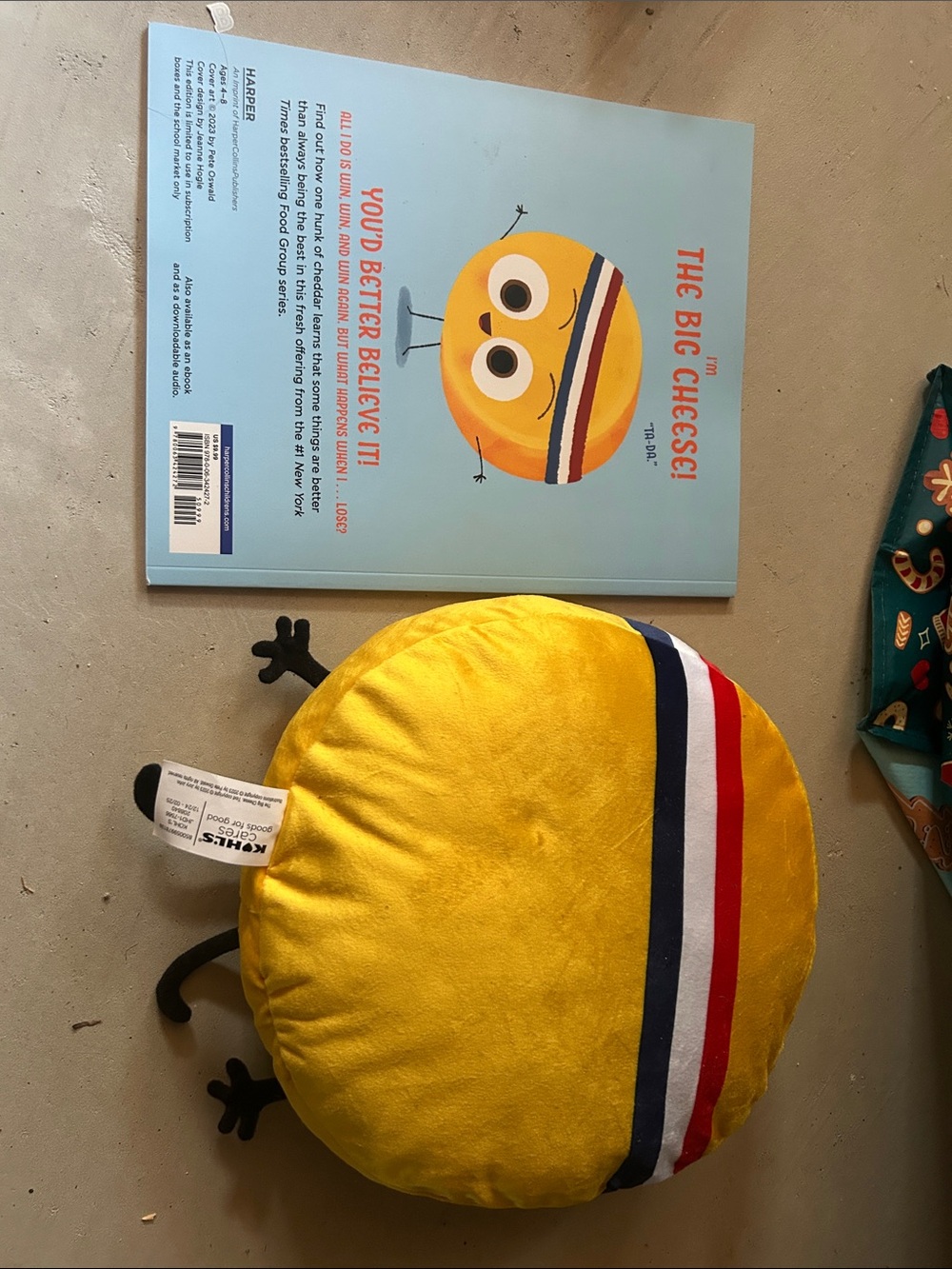 Kohl's Cares Big Cheese Plush and Book - Picture 2 of 2